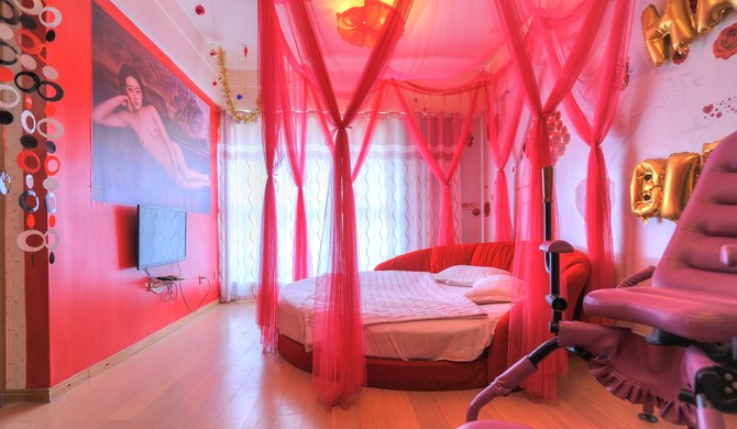 【图】天津情有独钟情趣圆床房_南开区短租公寓_途家网