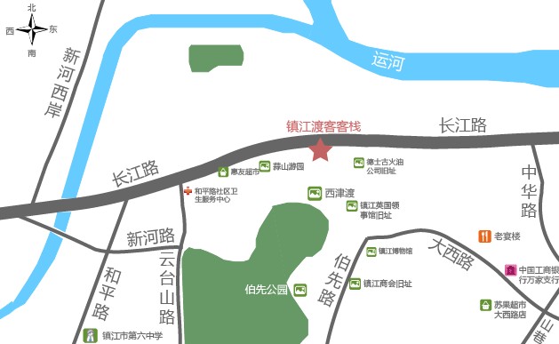 镇江火车站地图展示图片
