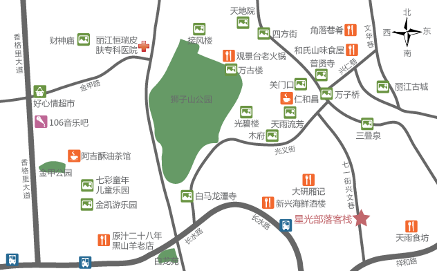 大研古城的四方街是有名的小吃一条街,如果想尝尝更接"地气"的丽江图片