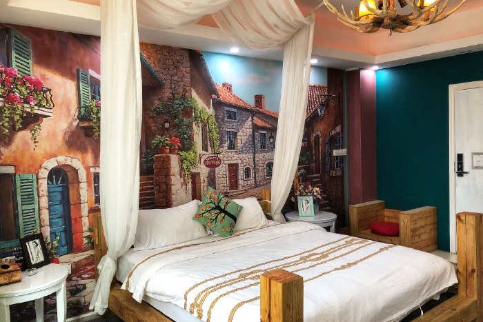 无接触入住品牌民宿酒店式标准闸坡花园套房 4.