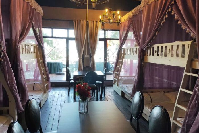 宽松取消保障新手立减品牌民宿白浪滩度假区海景聚会房  室  人 床近