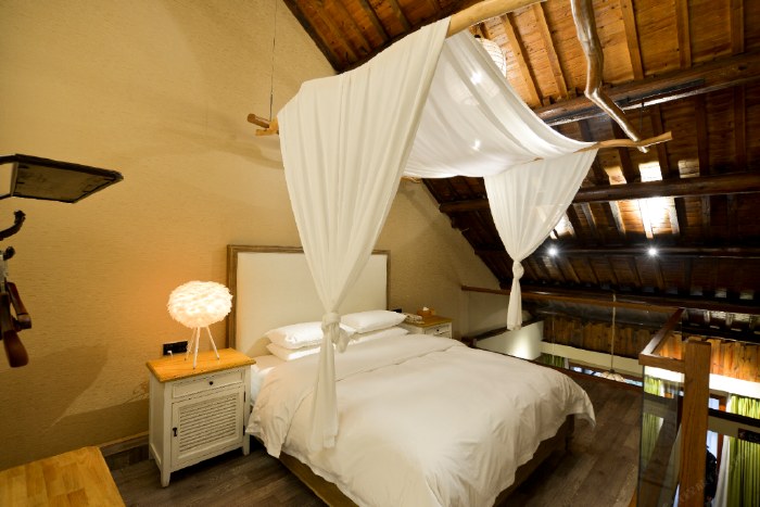 宽松取消保障品牌民宿酒店式标准临安城区/青山湖度假区复式大床房