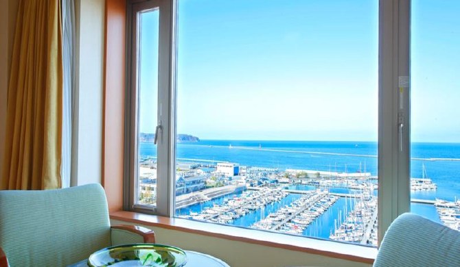 小樽公园大公寓山景高级双床单人用