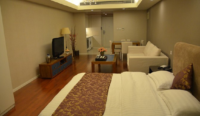 北京九都汇服务式公寓舒适大床房商户经营