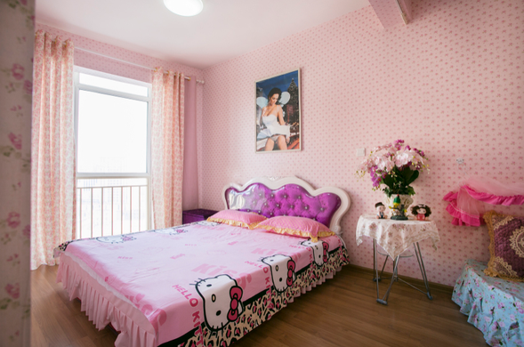 哈尔滨浪漫樱花假日公寓公主房