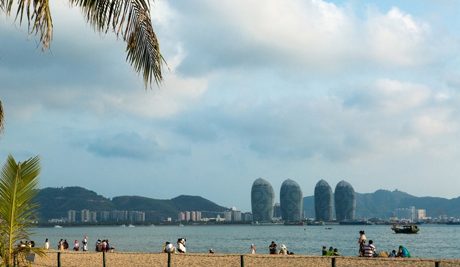 三亚三亚湾外贸路酒店式公寓点评:丽湾海景蓝色格调梦幻房评价-途家网