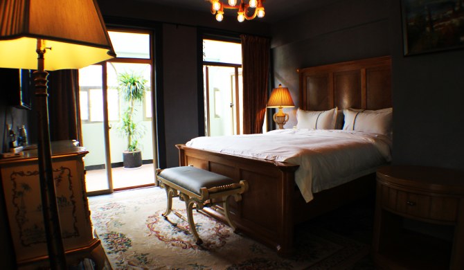 十里蓝山民宿吉姆家别墅-东京大床房