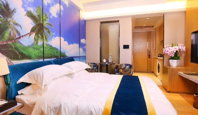 喜运臻品艺术主题公寓精品舒适大床房