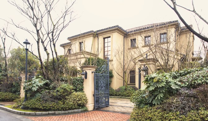 无锡欢墅阳山温泉园林建筑三卧独栋别墅